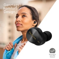 Bezdrôtové slúchadlá s potlačením hluku Technics EAH-AZ80E-A, Bluetooth, vstavaný mikrofón, polnočná modrá, prispôsobiteľný strih, 7 hodín prehrávania 7