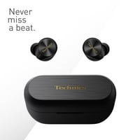 Bezdrôtové slúchadlá Technics EAH-AZ80E-K s nabíjacím puzdrom, Bluetooth Multipoint, potlačením hluku a intraaurálnym dizajnom, čierne 5