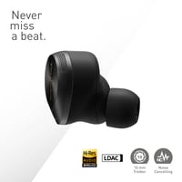 Technics EAH-AZ80E-K Bezdrôtové slúchadlá s potlačením hluku, Bluetooth multipoint 3 zariadenia, vstavaný mikrofón, bezdrôtové nabíjanie, čierne 5