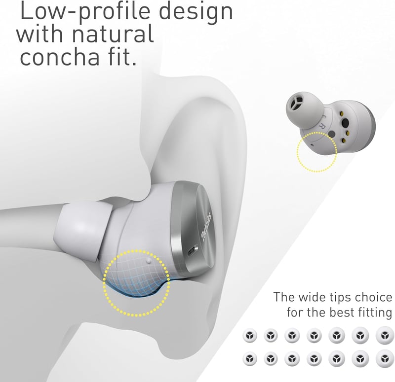 Technics EAH-AZ80E-S Vezeték nélküli fülhallgató zajszűréssel, ezüst - silver