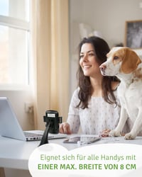 TECHNIGART One Touch autós telefontartó 360° forgatható szélvédőre 7