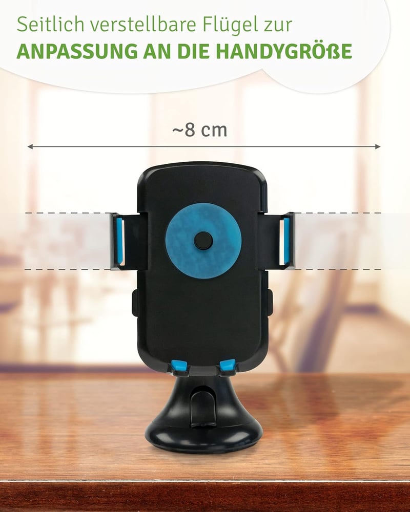TECHNIGART One Touch autós telefontartó 360° forgatható szélvédőre