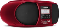 Boombox stereo TechniSat DIGITRADIO 1990 cu DAB+/FM și CD player - roșu 1
