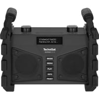 Radio de șantier TechniSat DIGITRADIO 230 OD DAB+ - Bluetooth, USB, AUX, difuzoare stereo 2x6W, acumulator, negru 1