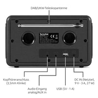 Internetové rádio TechniSat DIGITRADIO 550 IR – DAB+, FM, WLAN, Bluetooth, 10 W 2
