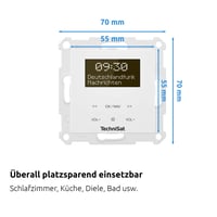 Radio încorporabil TechniSat DIGITRADIO UP 55 DAB+ pentru montare flexibilă în perete 2