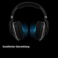TechniSat STEREOMAN 2 V2 vezeték nélküli fejhallgató TV-hez és zenei rendszerekhez, dokkolóállomás, fekete - Headphones & Docking Station 8