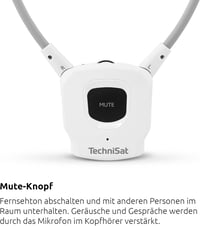 TechniSat Stereoman ISI 3 vezeték nélküli sztereó fejhallgató dokkolóval - fehér 6