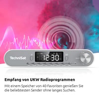 Vstavané kuchynské rádio TechniSat Viola - FM, Bluetooth, LED displej, pracovné osvetlenie, 5 W 3