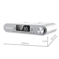 Vstavané kuchynské rádio TechniSat Viola - FM, Bluetooth, LED displej, pracovné osvetlenie, 5 W 7