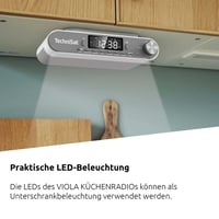 Vstavané kuchynské rádio TechniSat Viola - FM, Bluetooth, LED displej, pracovné osvetlenie, 5 W 4