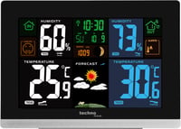 Meteorologická stanica Technoline WS 6462 – Vnútorná a vonkajšia teplota, vlhkosť, barometrický tlak, farebný displej, rádiom riadené hodiny, fázy mesiaca, lesklý povrch 2