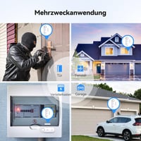 TECKNET Ajtó és Ablak Riasztó Rendszer 6 db Vezeték Nélküli Szenzorral 7