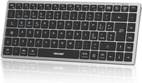 TECKNET Bluetooth Billentyűzet Vezeték Nélküli Újratölthető Windows Android TV Olasz QWERTZ 1