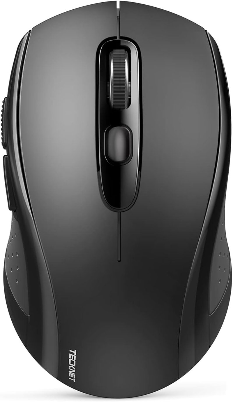 TECKNET Bluetooth Egér 4000 DPI Tri-Mode Vezeték Nélküli Egér Laptophoz PC-hez