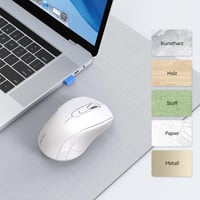 TECKNET Bluetooth Egér 4000 DPI Tri-Mode Vezeték Nélküli Egér Laptophoz PC-hez 7