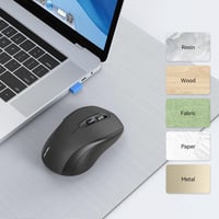 TECKNET Bluetooth Egér 4000 DPI Tri-Mode Vezeték Nélküli Egér Laptophoz PC-hez 7