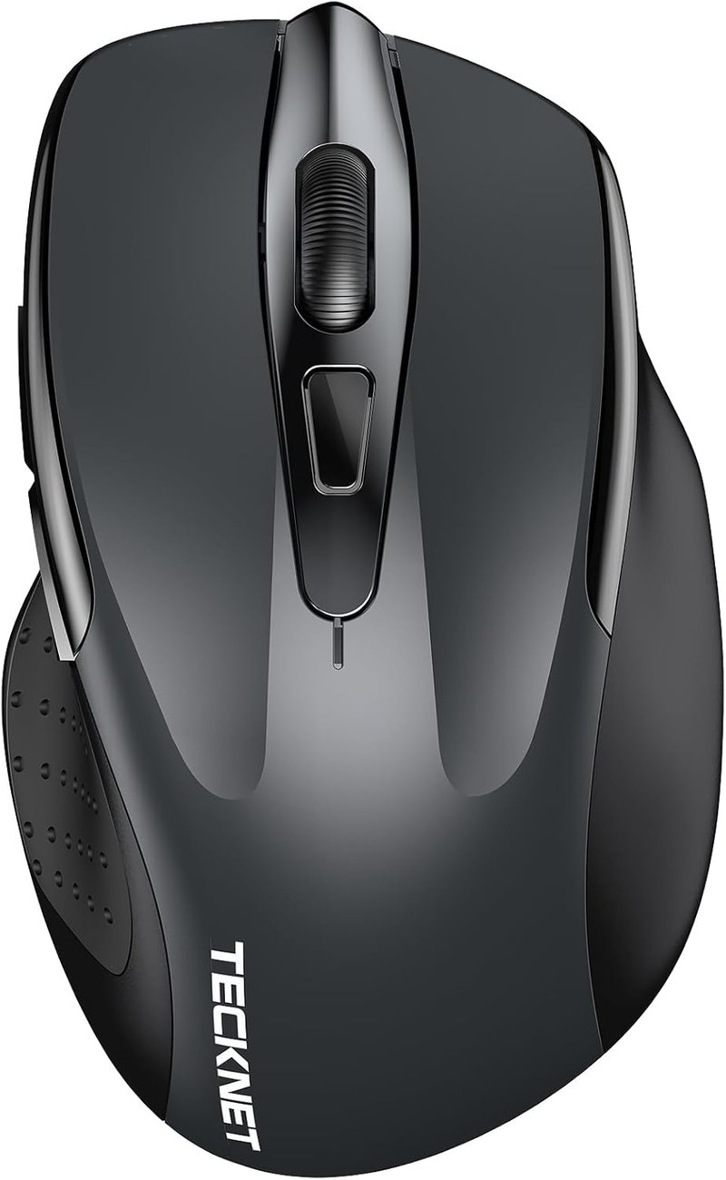 TECKNET Bluetooth Egér 4800 DPI Vezeték Nélküli Ergonomikus Csend Mód Laptop PC Mac