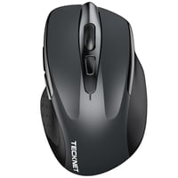TECKNET Bluetooth ergonomski miš, trostruki način rada (BT 5.0/3.0 + 2.4G), tih, 4800 DPI 1
