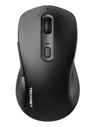 Bezdrôtová myš TECKNET Bluetooth, tri režimy BT 5.0/3.0+2.4G, 4800 DPI – čierna 1