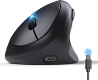 TECKNET Ergonomikus Bluetooth Egér Vezeték Nélküli 3 Eszközhöz 4800 DPI Csendes 1