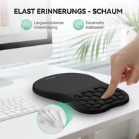 TECKNET Ergonomikus Egérpad Memóriahabbal és Tenyéralátámasztással 3
