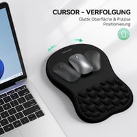TECKNET Ergonomikus Egérpad Memóriahabbal és Tenyéralátámasztással 7