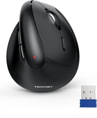 Ergonomická mini bezdrôtová myš TECKNET, 2,4 GHz, 6 tlačidiel, 800-4800 DPI 1