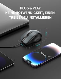 TeckNet Pro S2 Vezetékes USB Egér 6 Gomb 2000 DPI Gamer Egér 6