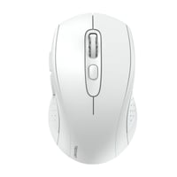 Bezdrôtová myš TECKNET Tri-Mode Bluetooth, 4000 DPI, ergonomická – biela 1