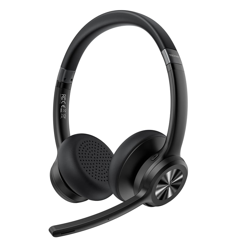 Bluetooth slúchadlá TECKNET V5.2 s potlačením hluku, výdrž batérie 50+ hodín