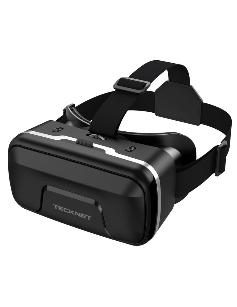 TECKNET VR okuliare pre smartfóny, 3D headset pre virtuálnu realitu, 110° FOV, filter modrého svetla, pre telefóny iPhone Samsung Android s uhlopriečkou 4,7 – 7,2 palca, čierne