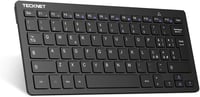 TECKNET Wireless Billentyűzet QWERTY Olasz Layout, PC és Android TV-hez, Hosszú Akkumulátor Élettartam 1