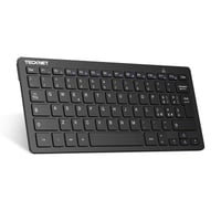 Bezdrôtová klávesnica TECKNET s talianskym rozložením QWERTY pre PC a Android TV, s dlhou výdržou batérie 1