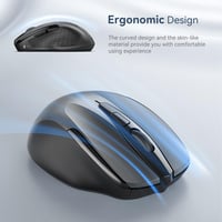 TECKNET Wireless egér 2.4G 2600 DPI 6 gomb nano vevővel 24 hónapos akkumulátor 2