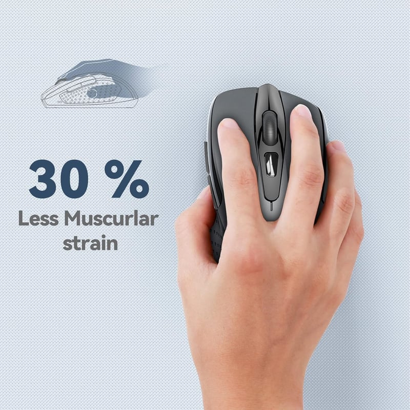 TECKNET Wireless egér 2.4G 2600 DPI 6 gomb nano vevővel 24 hónapos akkumulátor