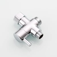 Tecmolog DSF007D Háromirányú Sárgaréz WC Lefolyó Adapter 3/8-12/17T - Krómozott Kivitel, CE Tanúsítvánnyal 8