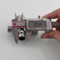 Tecmolog DSF007D Háromirányú Sárgaréz WC Lefolyó Adapter 3/8-12/17T - Krómozott Kivitel, CE Tanúsítvánnyal 6