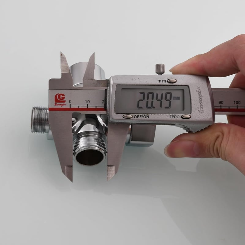 Tecmolog DSF007D Háromirányú Sárgaréz WC Lefolyó Adapter 3/8-12/17T - Krómozott Kivitel, CE Tanúsítvánnyal
