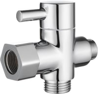 Tecmolog DSF007D Háromirányú Sárgaréz WC Lefolyó Adapter 3/8-12/17T - Krómozott Kivitel, CE Tanúsítvánnyal 1