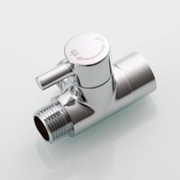 Tecmolog G1/2 Sárgaréz Zuhany Váltószelep - Kézi és Fix Zuhanyfejhez Kompatibilis Króm Adapter Modern Fürdőszobai Kiegészítő 7