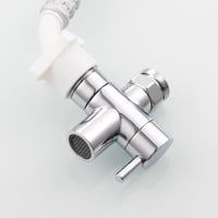 Tecmolog Kerti Locsolótömlő Adapter - Sárgaréz Menetes Csatlakozó 1/2" Belső - 3/4" Külső Menettel, Króm Bevonatú, Mosógéphez is 3