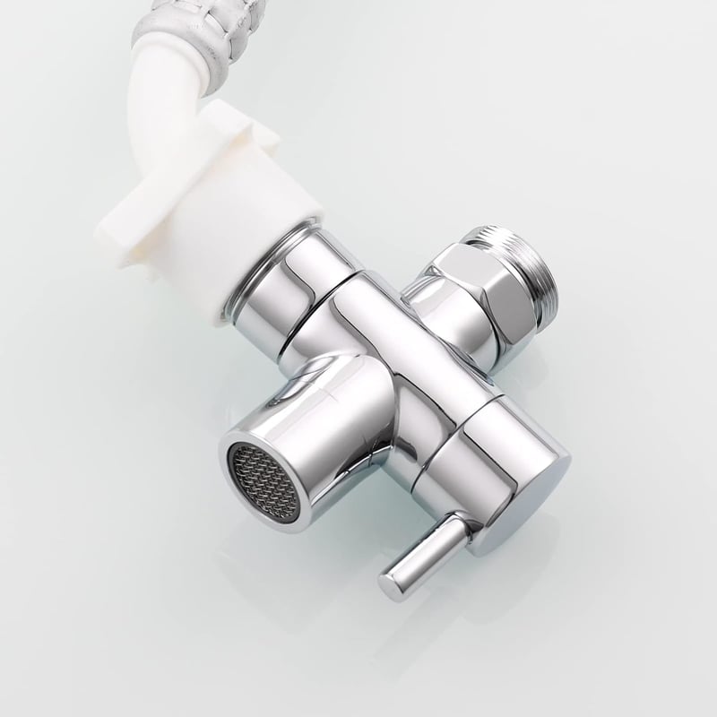 Tecmolog Kerti Locsolótömlő Adapter - Sárgaréz Menetes Csatlakozó 1/2" Belső - 3/4" Külső Menettel, Króm Bevonatú, Mosógéphez is