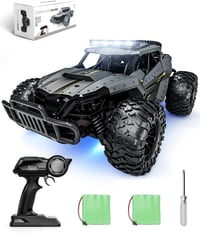Tecnock 1:16 RC Monster Truck 2.4GHz LED világítással, terepjáró távirányítós autó 60 perc játékidővel 1