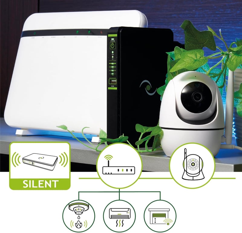 Tecnoware ERA PLUS DC UPS 8800mAh - WLAN/Modem/Kamera Védelme, POE 24V/48V - ERA PLUS DC, MODEM