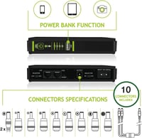 Tecnoware ERA PLUS DC UPS 8800mAh - WLAN/Modem/Kamera Védelme, POE 24V/48V - ERA PLUS DC, MODEM 5