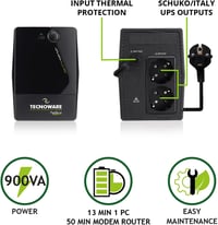 Tecnoware ERA Plus 900VA szünetmentes tápegység (UPS) 3