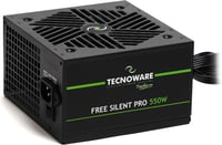 Napájací zdroj Tecnoware Free Silent PRO 550 pre PC s grafickou kartou NVIDIA GeForce GTX-RTX, tichý ventilátor, konektory PCI-E, CPU 4+4, SATA, Molex 1