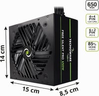 Tecnoware Free Silent Pro 650W ATX — chybný, čiastočne funkčný: z 24-pinového konektora sú vytrhnuté 2 káble (stav: pozri 2. obrázok) 4