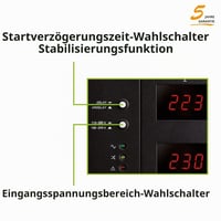 Stabilizátor napätia Tecnoware Power Systems 3000VA pre TV, HiFi, tlačiarne a elektronické zariadenia, ochrana proti prepätiu, nie je to UPS 5